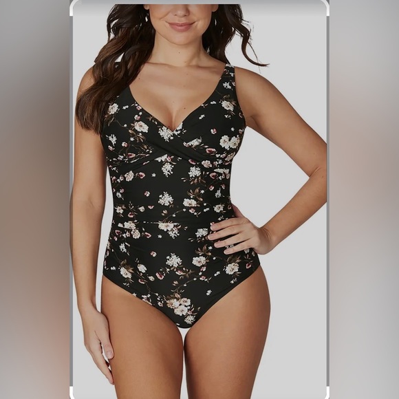 Niptuck Other - NIPTUCK-Vine and dine Louise tummy control one piece.Black with floral.Size 12